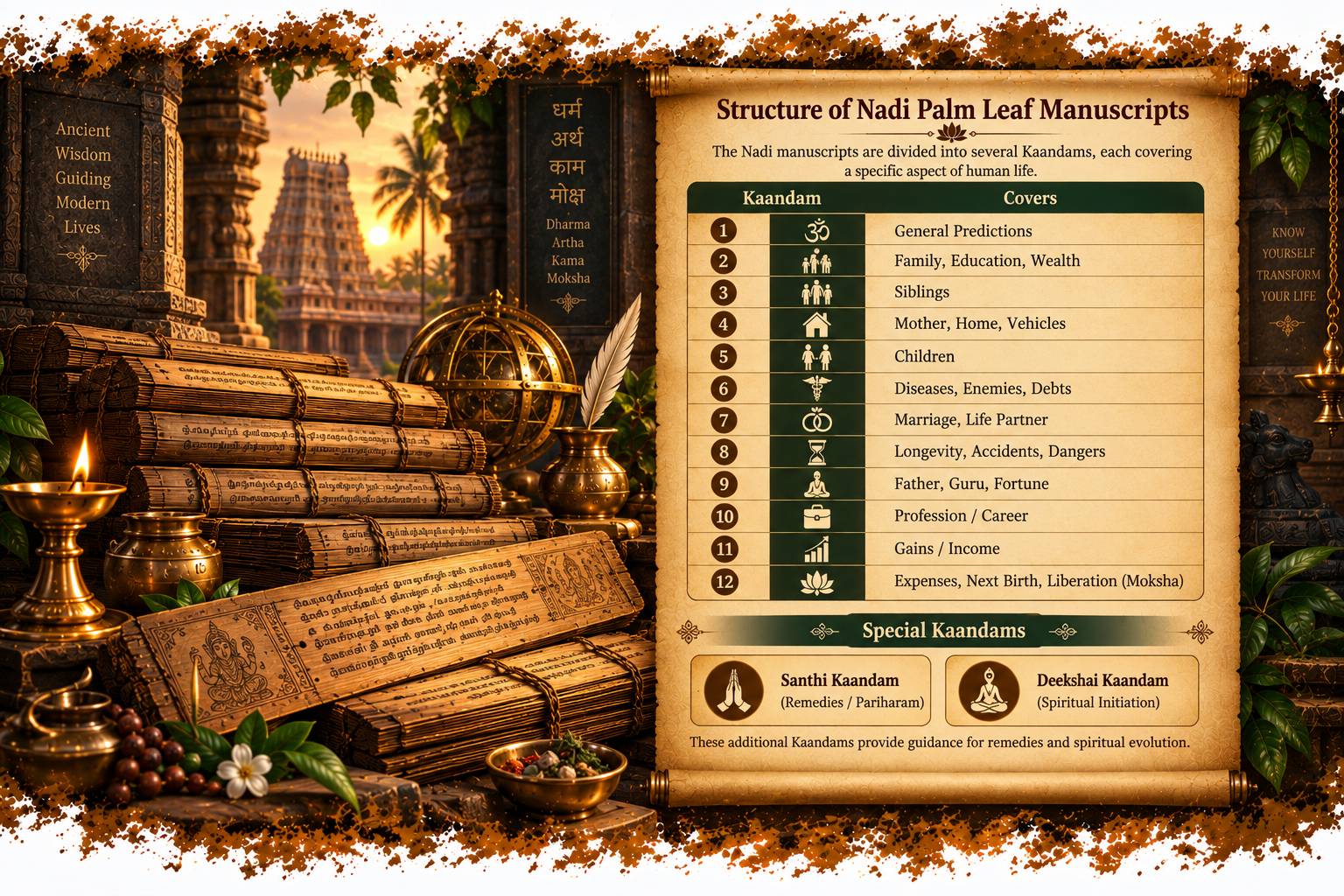 Structure of Nadi Palm Leaf Manuscripts